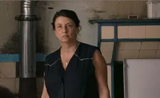 Monique, Delphine's mother (Noémie Lvovsky) at the farm